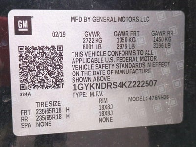 2019 Cadillac XT5 Luxury