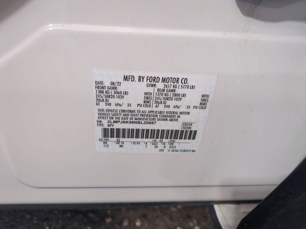 2022 Lincoln Nautilus Reserve