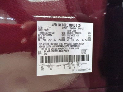 2020 Lincoln Nautilus Reserve