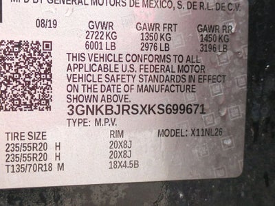 2019 Chevrolet Blazer RS