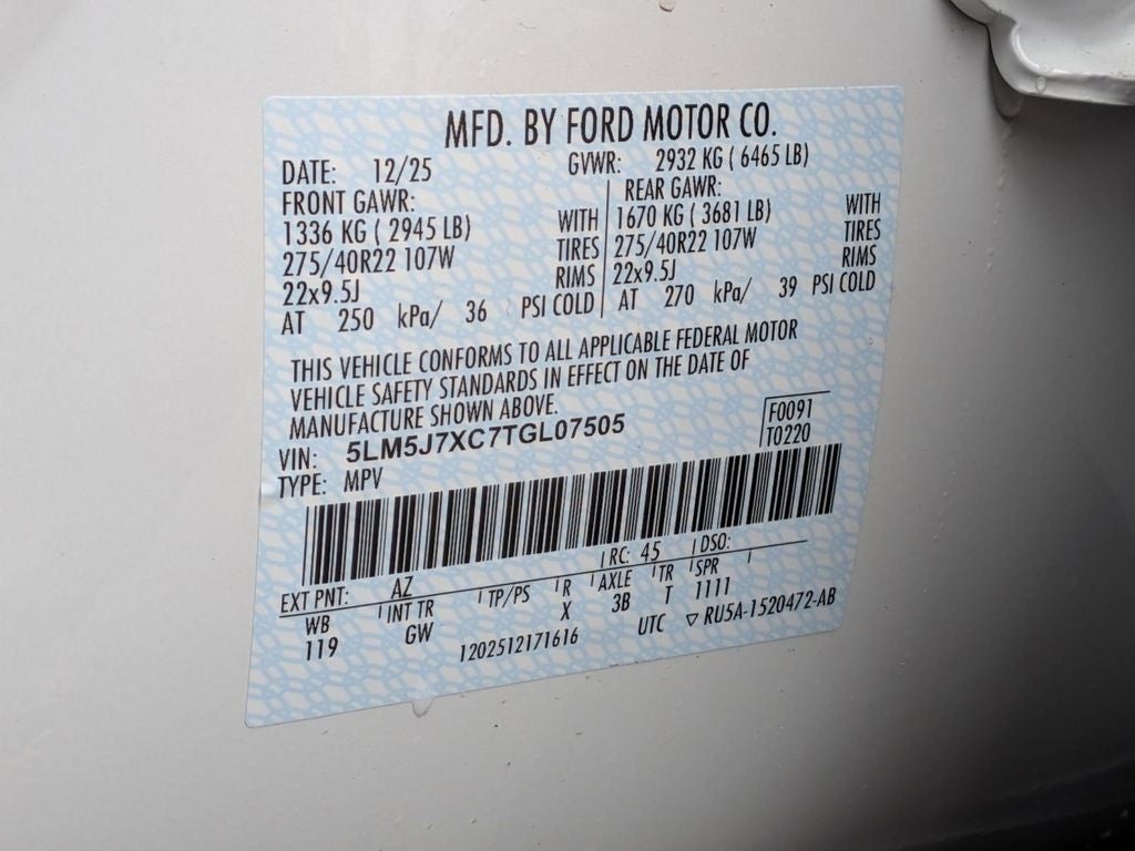 2026 Lincoln Aviator Reserve