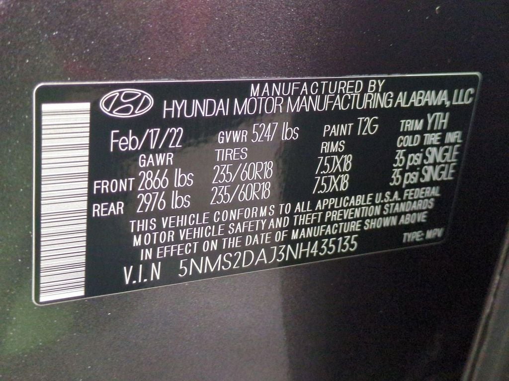 2022 Hyundai Santa Fe SEL