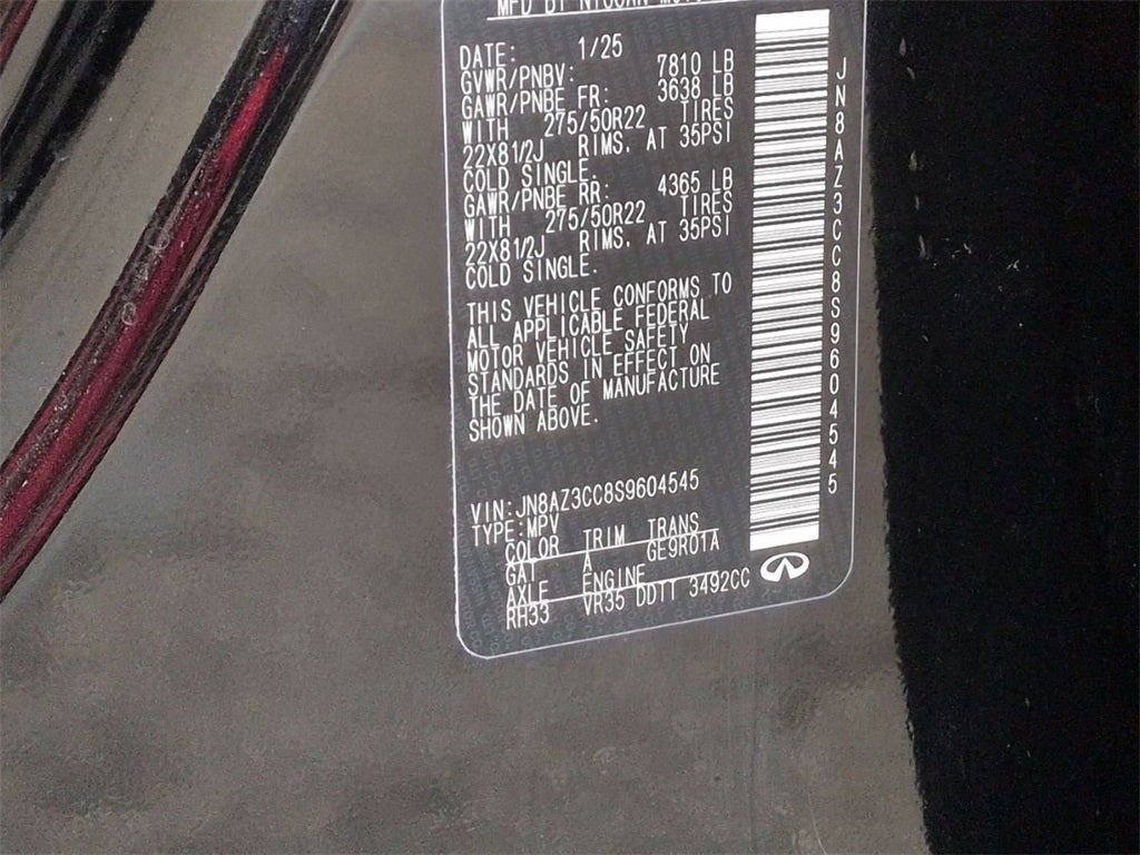 2025 INFINITI QX80 AUTOGRAPH