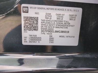 2021 GMC Sierra 1500 AT4