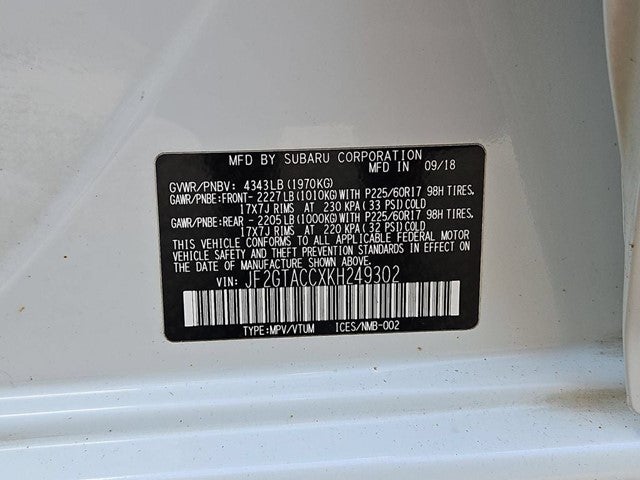2019 Subaru Crosstrek 2.0i Premium