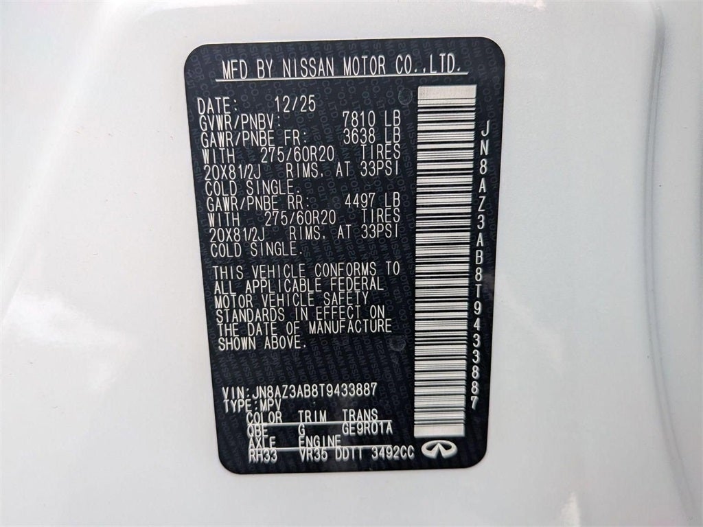 2026 INFINITI QX80 PURE