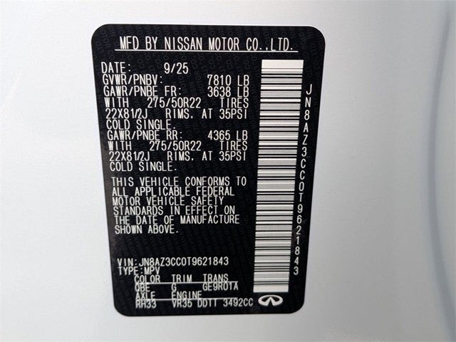 2026 INFINITI QX80 AUTOGRAPH