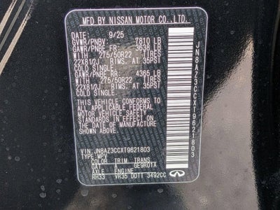 2026 INFINITI QX80 AUTOGRAPH