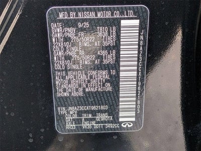 2026 INFINITI QX80 AUTOGRAPH