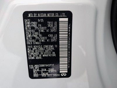 2026 INFINITI QX80 SPORT