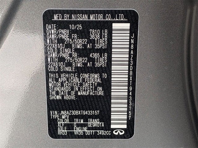 2026 INFINITI QX80 SPORT