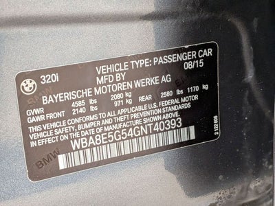 2016 BMW 320i xDrive