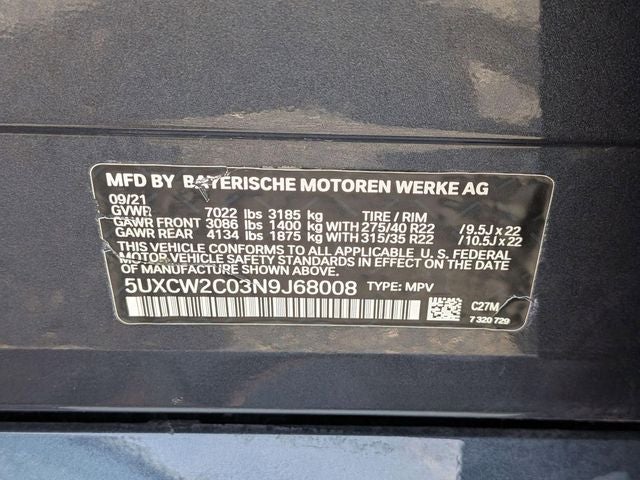 2022 BMW X7 xDrive40i