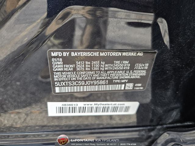 2018 BMW X3 M40i