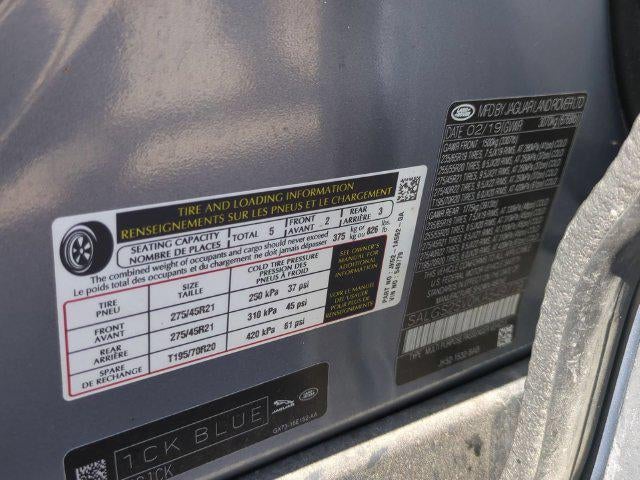 2019 Land Rover Range Rover 3.0L V6 Supercharged HSE