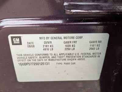 2009 Cadillac CTS RWD w/1SA