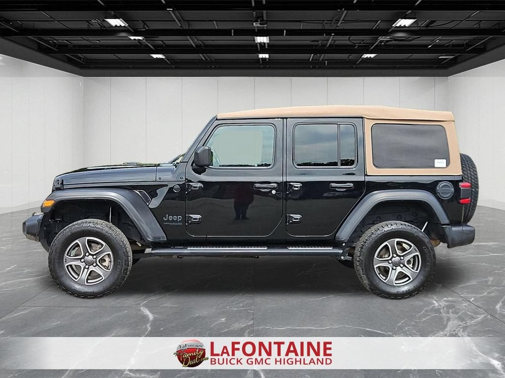 2020 Jeep Wrangler Unlimited Black and Tan 4x4
