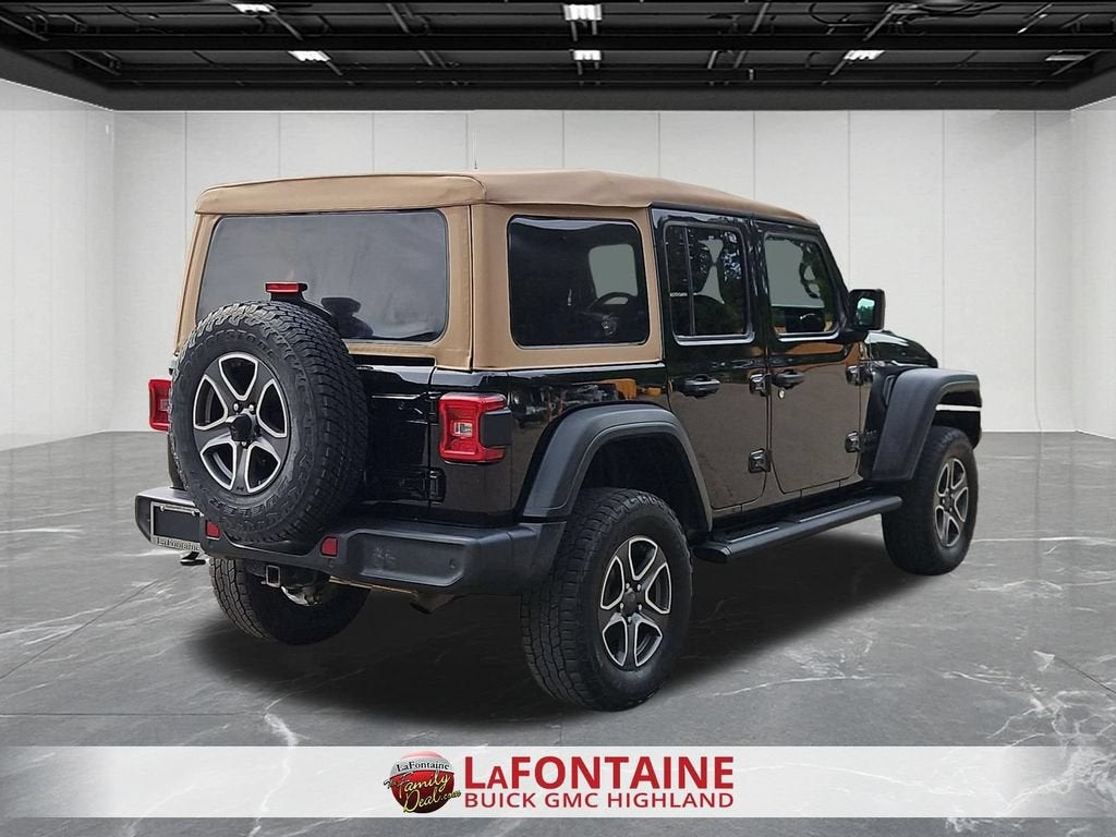 2020 Jeep Wrangler Unlimited Black and Tan 4x4