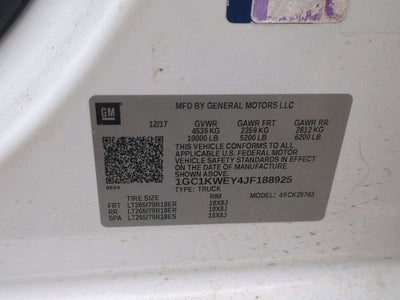 2018 Chevrolet Silverado 2500 HD LTZ