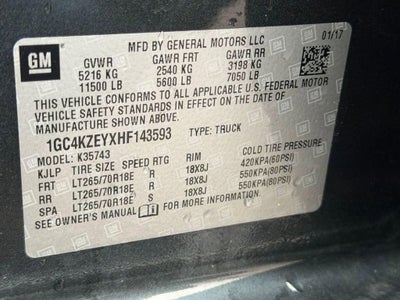 2017 Chevrolet Silverado 3500 HD LT