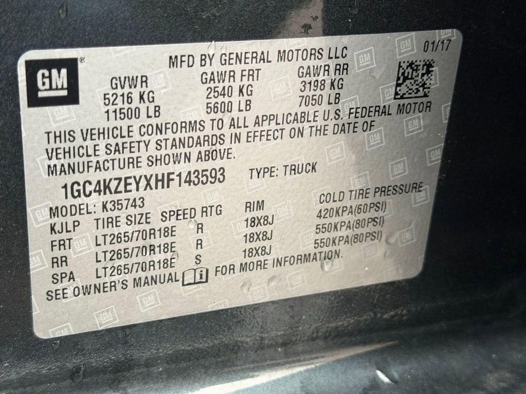 2017 Chevrolet Silverado 3500 HD LT