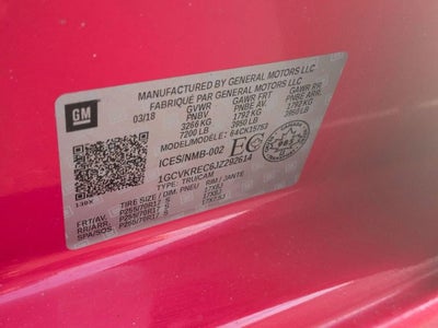 2018 Chevrolet Silverado 1500 LT