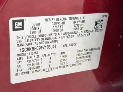 2015 Chevrolet Silverado 1500 LT