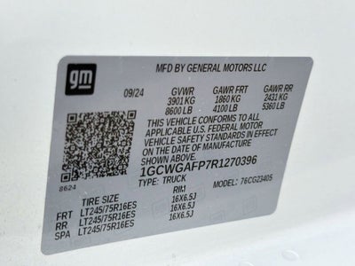 2024 Chevrolet Express Cargo 2500 WT