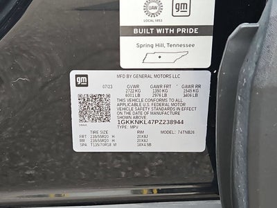 2023 GMC Acadia SLE