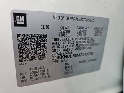 2021 GMC Acadia SLT