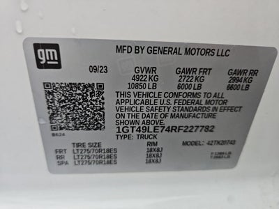 2024 GMC Sierra 2500 HD Pro