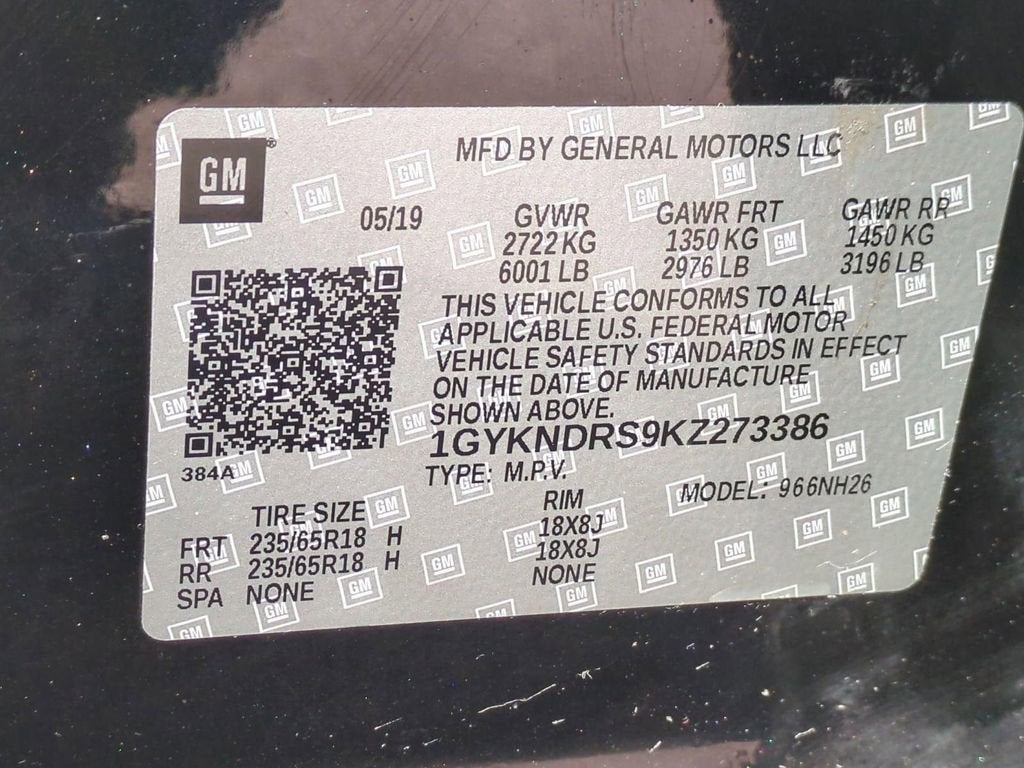 2019 Cadillac XT5 Luxury AWD