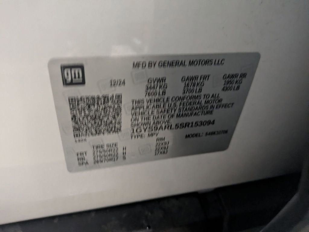 2025 Cadillac Escalade Luxury