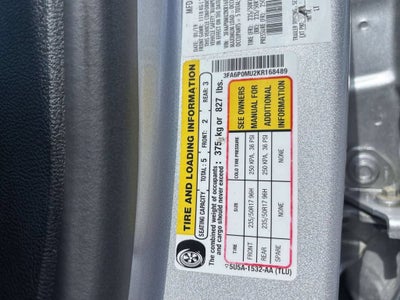 2019 Ford Fusion Hybrid SEL