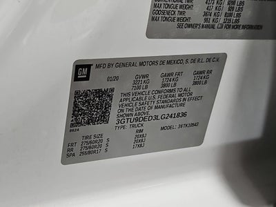 2020 GMC Sierra 1500 SLT