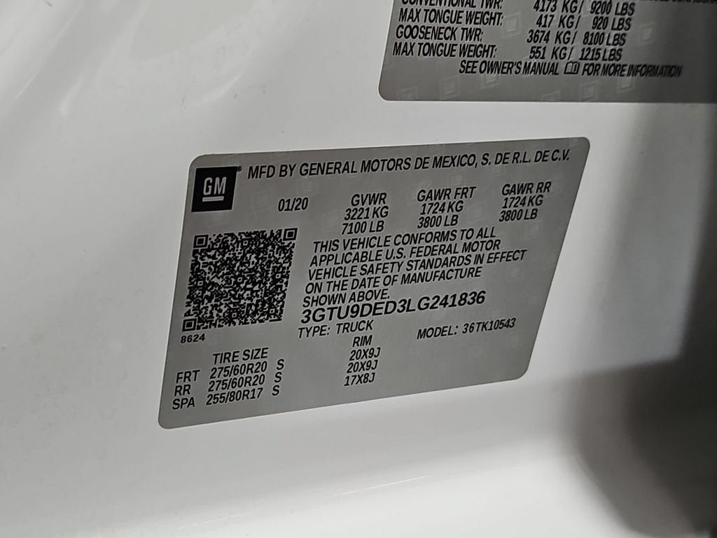 2020 GMC Sierra 1500 SLT