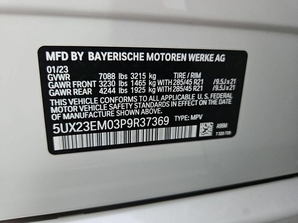 2023 BMW X7 xDrive40i