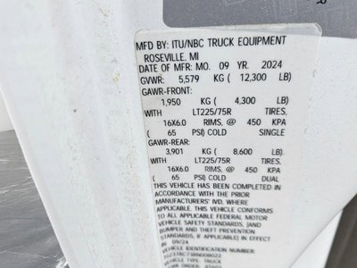 2024 GMC Savana Cutaway 3500 1WT