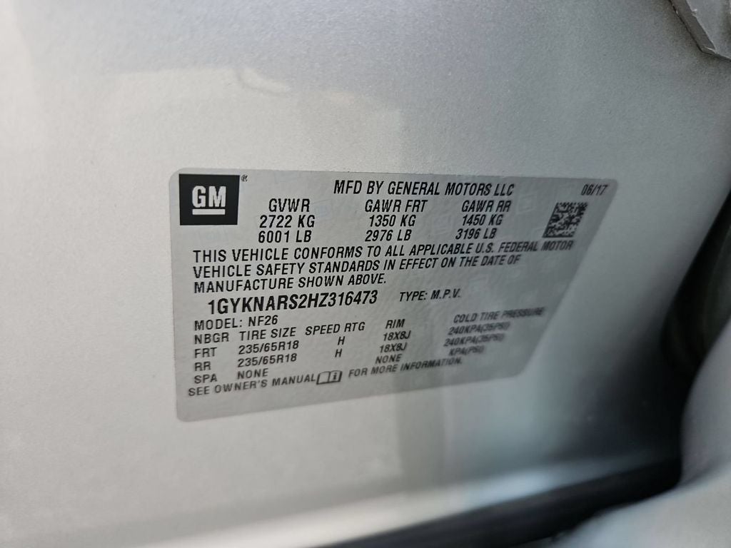 2017 Cadillac XT5 Base