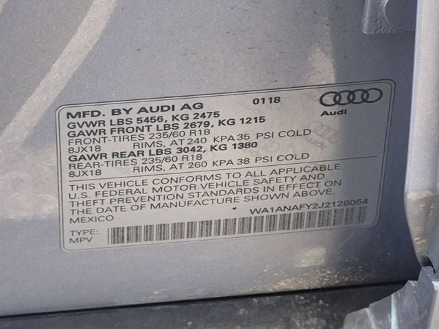 2018 Audi Q5 2.0T quattro