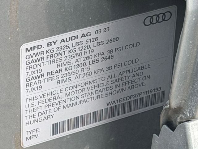 2023 Audi Q3 Premium Plus S Line quattro