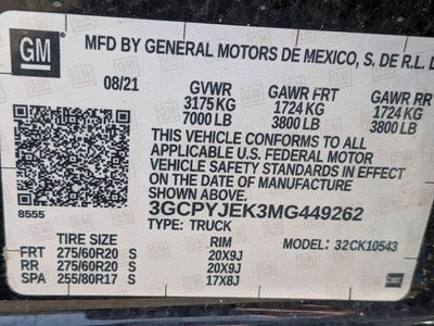 2021 Chevrolet Silverado 1500 LT