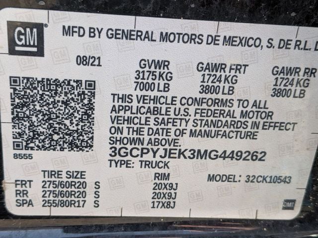 2021 Chevrolet Silverado 1500 LT