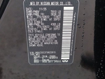 2026 INFINITI QX80 AUTOGRAPH