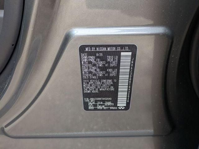 2026 INFINITI QX80 SPORT