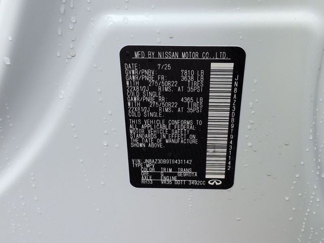 2026 INFINITI QX80 SPORT