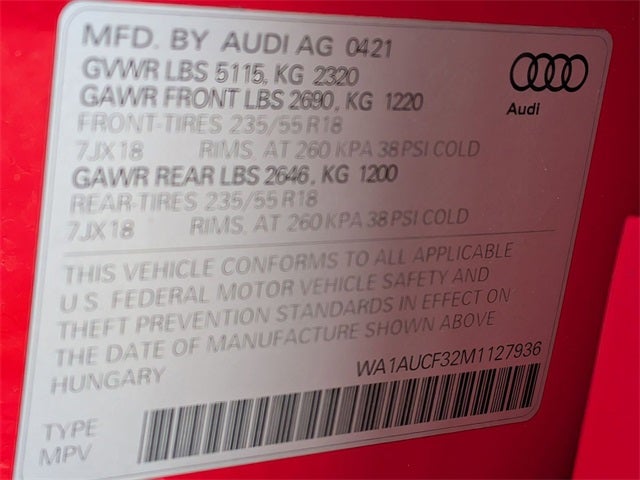 2021 Audi Q3 Premium quattro