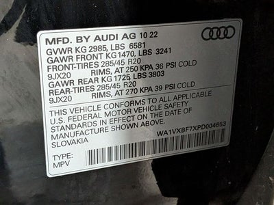 2023 Audi Q7 55 Prestige quattro