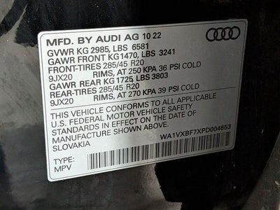 2023 Audi Q7 55 Prestige quattro