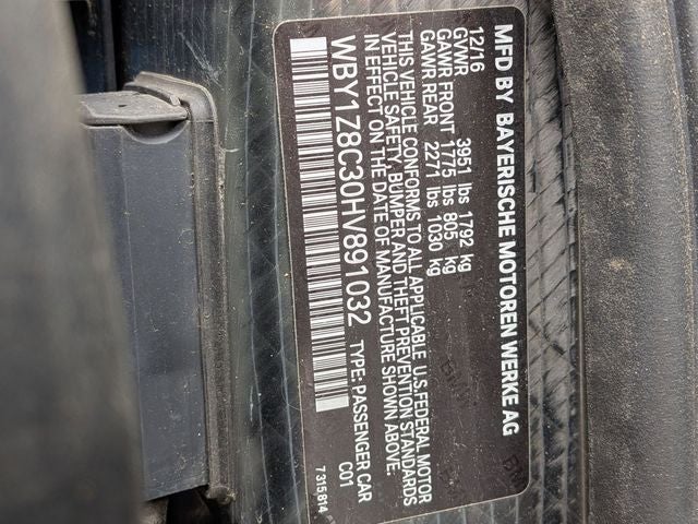 2017 BMW i3 94Ah w/Range Extender